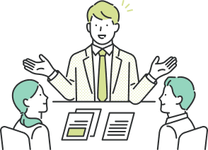 打ち合わせイメージイラスト
